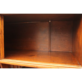 意匠桑の細工茶箪笥　I378 