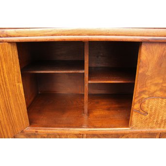 意匠桑の細工茶箪笥　I378 