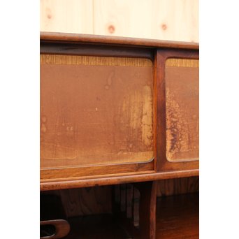 意匠桑の細工茶箪笥　I378 