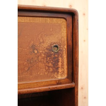 意匠桑の細工茶箪笥　I378 