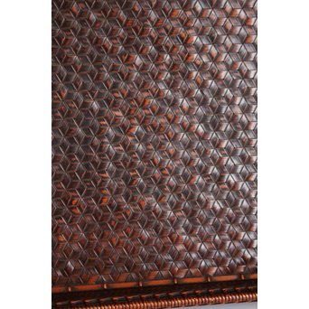 竹巧斎作　竹工芸煎茶盆　K327 