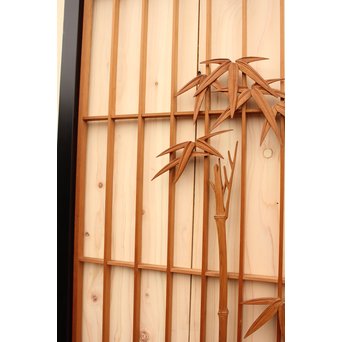 竹雀の障子戸　F165 