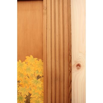 鹿のつがい　板絵　B852 