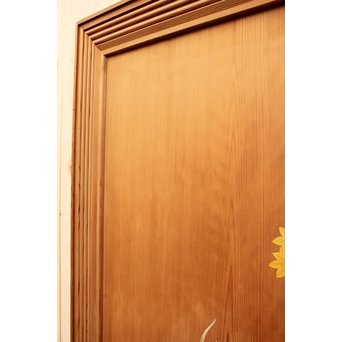 鹿のつがい　板絵　B852 