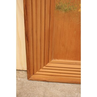 鹿のつがい　板絵　B852 