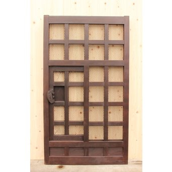 総欅升格子くぐり戸　W488