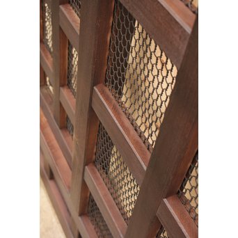 総欅升格子くぐり戸　W488 