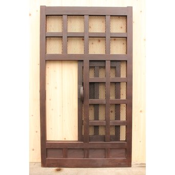 総欅升格子くぐり戸　W488 