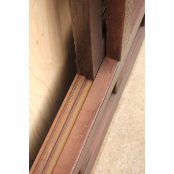 総欅升格子くぐり戸　W488 