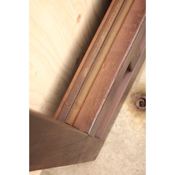 総欅升格子くぐり戸　W488 