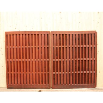 中型太格子桟建具　2枚1組　L814