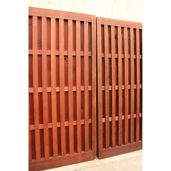 中型太格子桟建具　2枚1組　L814 