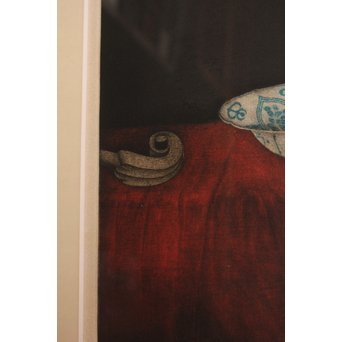 横井巴　銅版画/メゾチント　鉢/bowl　S2792 