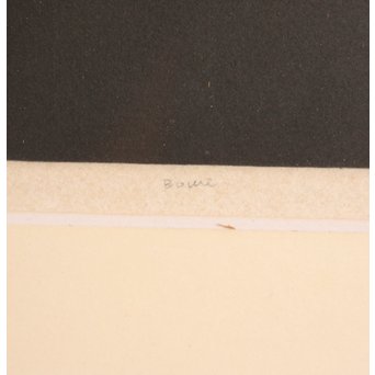 横井巴　銅版画/メゾチント　鉢/bowl　S2792 