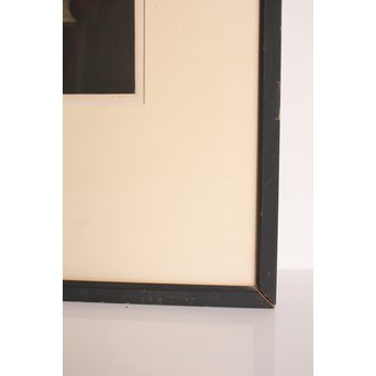 横井巴　銅版画/メゾチント　鉢/bowl　S2792 