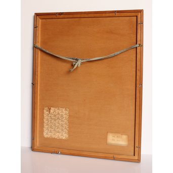 横井巴　銅版画/メゾチント　鉢/bowl　S2792 