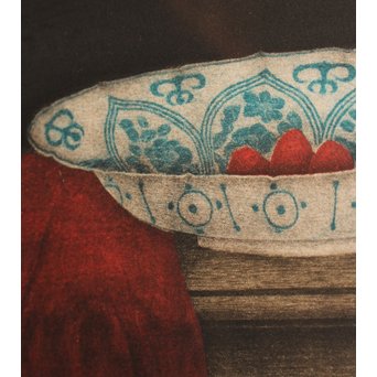 横井巴　銅版画/メゾチント　鉢/bowl　S2792 