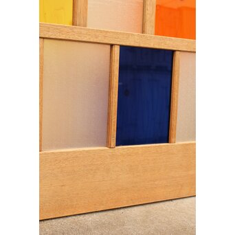 カラフルアクリルとガラスの建具　3枚1組　GD962 