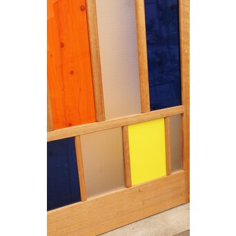 カラフルアクリルとガラスの建具　3枚1組　GD962 