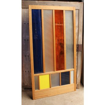 カラフルアクリルとガラスの建具　3枚1組　GD962 