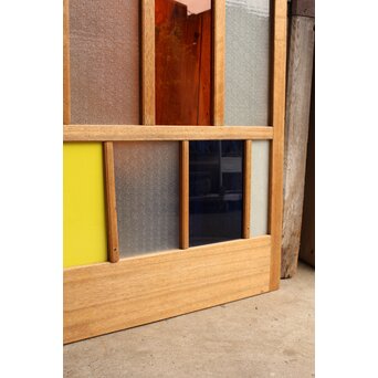 カラフルアクリルとガラスの建具　3枚1組　GD962 