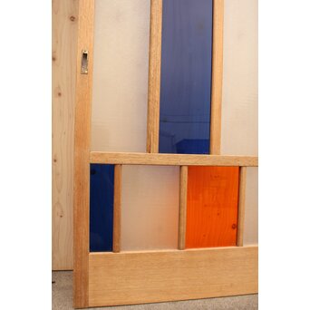 カラフルアクリルとガラスの建具　3枚1組　GD962 