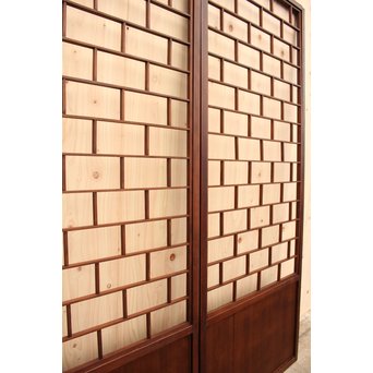 あみだ風障子戸　2枚1組　F167 