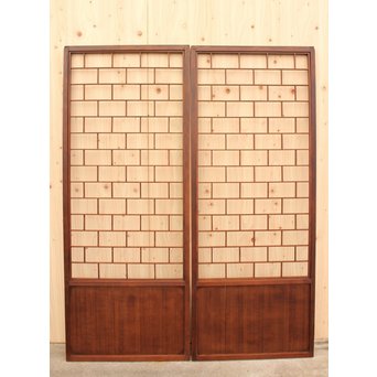 あみだ風障子戸　2枚1組　F167