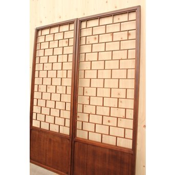 あみだ風障子戸　2枚1組　F167 