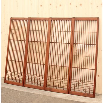 市松硝子書院　4枚1組　R1906 