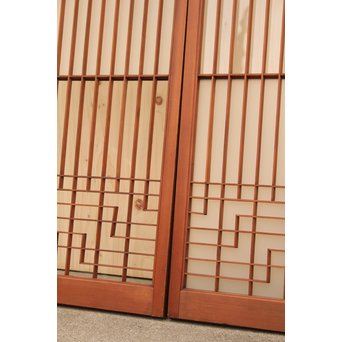 市松硝子書院　4枚1組　R1906 