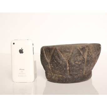 李朝石臼/薬研　J2371 