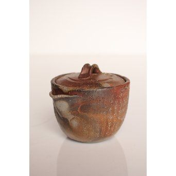 西坂春水　備前手造般若心経彫宝瓶/急須　K340 