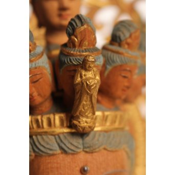 松久宗琳　仏教美術十一面観音立像　S2801 