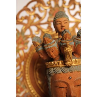 松久宗琳　仏教美術十一面観音立像　S2801 