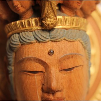 松久宗琳　仏教美術十一面観音立像　S2801 