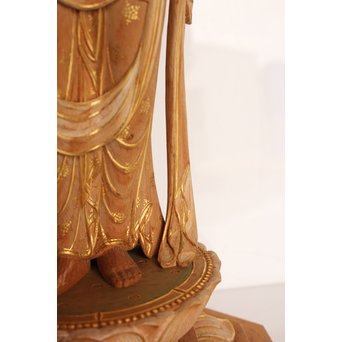 松久宗琳　仏教美術十一面観音立像　S2801 