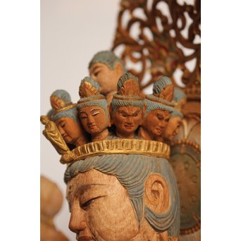 松久宗琳　仏教美術十一面観音立像　S2801 