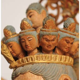 松久宗琳　仏教美術十一面観音立像　S2801 