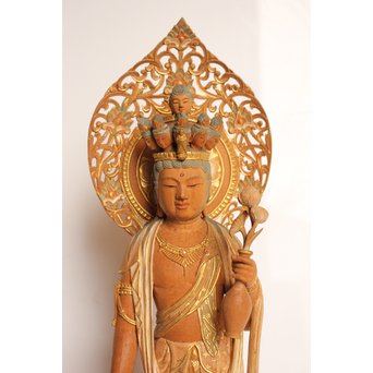 松久宗琳　仏教美術十一面観音立像　S2801 