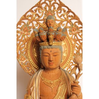 松久宗琳　仏教美術十一面観音立像　S2801 