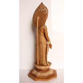 松久宗琳　仏教美術十一面観音立像　S2801 