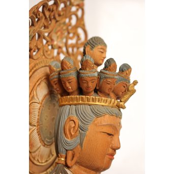 松久宗琳　仏教美術十一面観音立像　S2801 