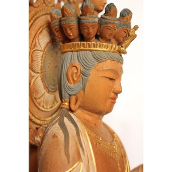 松久宗琳　仏教美術十一面観音立像　S2801 