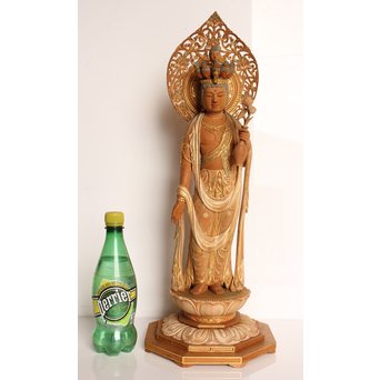 松久宗琳　仏教美術十一面観音立像　S2801 