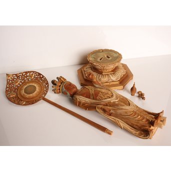 松久宗琳　仏教美術十一面観音立像　S2801 