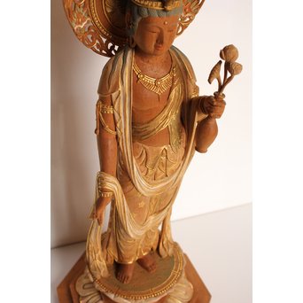 松久宗琳　仏教美術十一面観音立像　S2801 