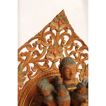 松久宗琳　仏教美術十一面観音立像　S2801 