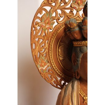 松久宗琳　仏教美術十一面観音立像　S2801 