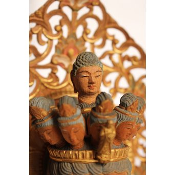 松久宗琳　仏教美術十一面観音立像　S2801 